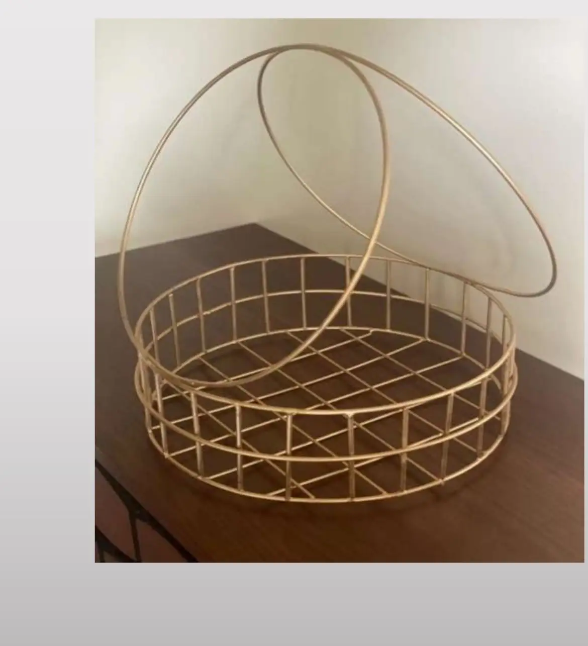 Geometrical iron Wire Gift Hamper Handmade metal Creative Indian basket Expensive Gifts Storage Iron Wicker For Wedding