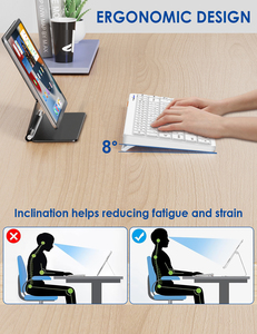 Teclado inalámbrico recargable de modo dual de 84 teclas, 2,4G/USB para ordenador de oficina, estructura de botón de pie de tijera, teclado BT, nuevo producto - Product Image 5