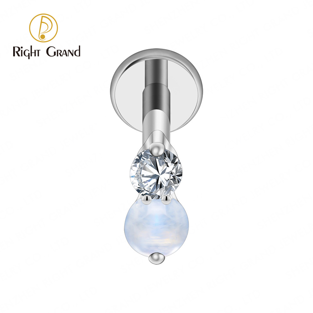Titanio/claro + Moonstone