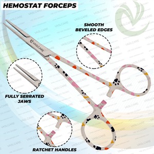 Stills chere mit Klemmenset Elegantes Design Bedruckte Griff zangen klemme Handbuch Hemostat Elegante Designs chere von Vaslcare