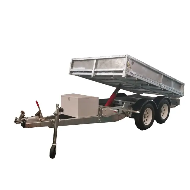 8 Ton aluminum flatbed car hauler towing trailer flat top trailer vehicle trailer