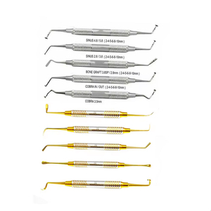 Sıcak satış paslanmaz çelik Implant cerrahi membran kiti 26-piece Oral cerrahi aletler diş Implant kiti Set - Product Image 6