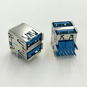 用于充电连接器的USB 3.1 a型双口直角插座 - Product Image 1