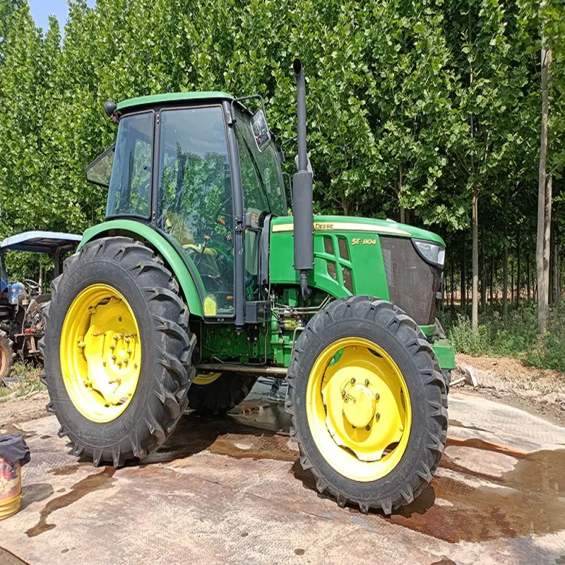 Tracteur agricole Offre Spéciale tracteurs agricoles d'occasion Johnn Deeere 5058E avec cabine de climatisation 90Hp 100Hp 110Hp 4WD