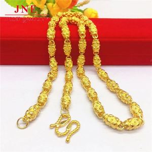 Vietnam Placer Banhado A Ouro De Imitação De Ouro 8N Padrão Dos Homens Colar De Ouro Aluvial Nova Jóias Popular Por Atacado
