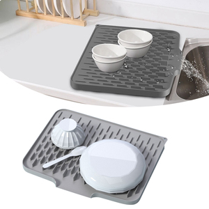 北欧风防滑硅胶餐桌垫厨房排水垫带绝缘过滤垫餐具餐具 - Product Image 3