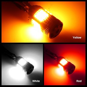 Yüksek hızlı Fan dönüş sinyali CSP 36 LED araba ışık lamba ampulü 1156 7440 T20 7443 1157 Led CANBUS fren Led dönüş sinyali - Product Image 6