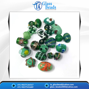 ผู้ส่งออกทั่วโลกขายลูกปัดแก้ว Lampwork สีสันสดใสสําหรับเครื่องประดับ DIY ทําสําหรับผู้ซื้อจํานวนมากในราคาต่ําสุด - Product Image 4