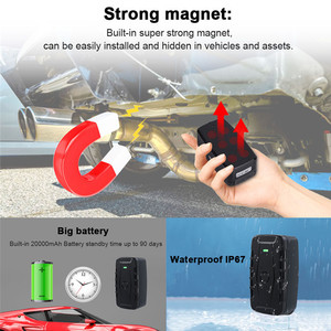 4G magnético 20000mah dispositivo de rastreamento inteligente longa vida da bateria impermeável em tempo real posicionamento <span class=keywords><strong>GPS</strong></span> portátil rastreador carro rastreador