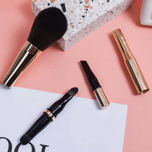 Single Makeup <strong>Brush</strong> Powder Eyebrow Eyeshadow Multiple Usage Detachable Cosmetic <strong>Brushes</strong> <strong>4</strong> in 1 Multi-function Make-up <strong>Brush</strong> - Product Image 6