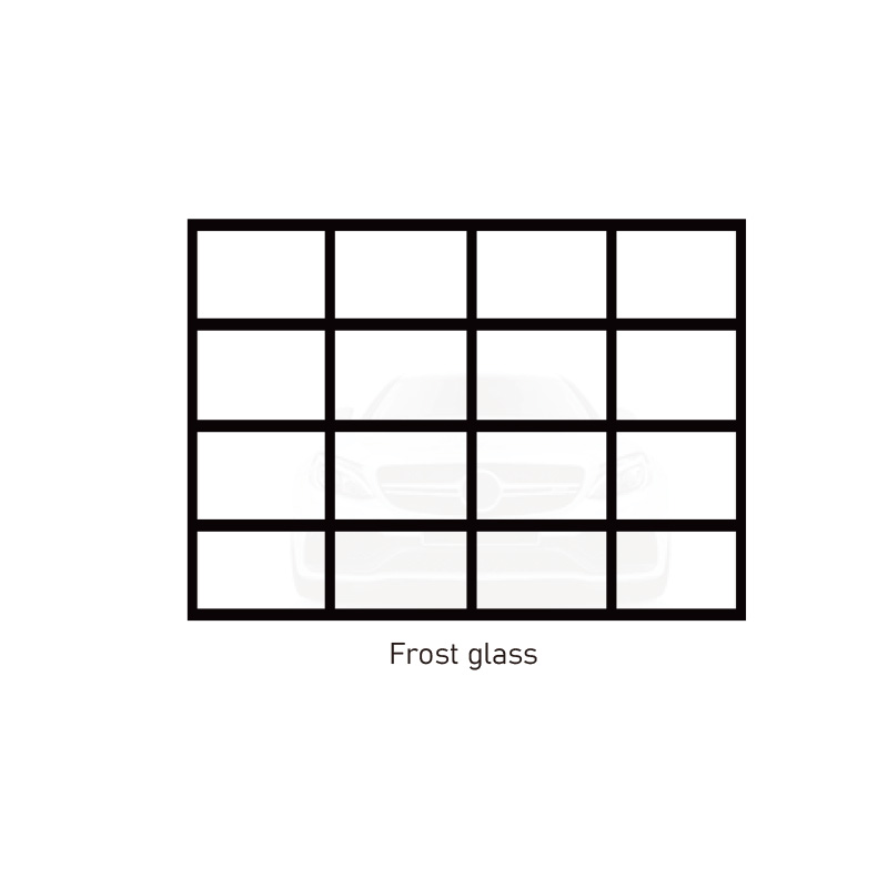 Verre givré