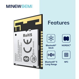Minewsemi MS88SF21 nRF52833 <span class=keywords><strong>Bluetooth</strong></span> LE 5.0 Multi-protocollo di comunicazione Wireless modulo Ble con Antenna PCB - Product Image 4