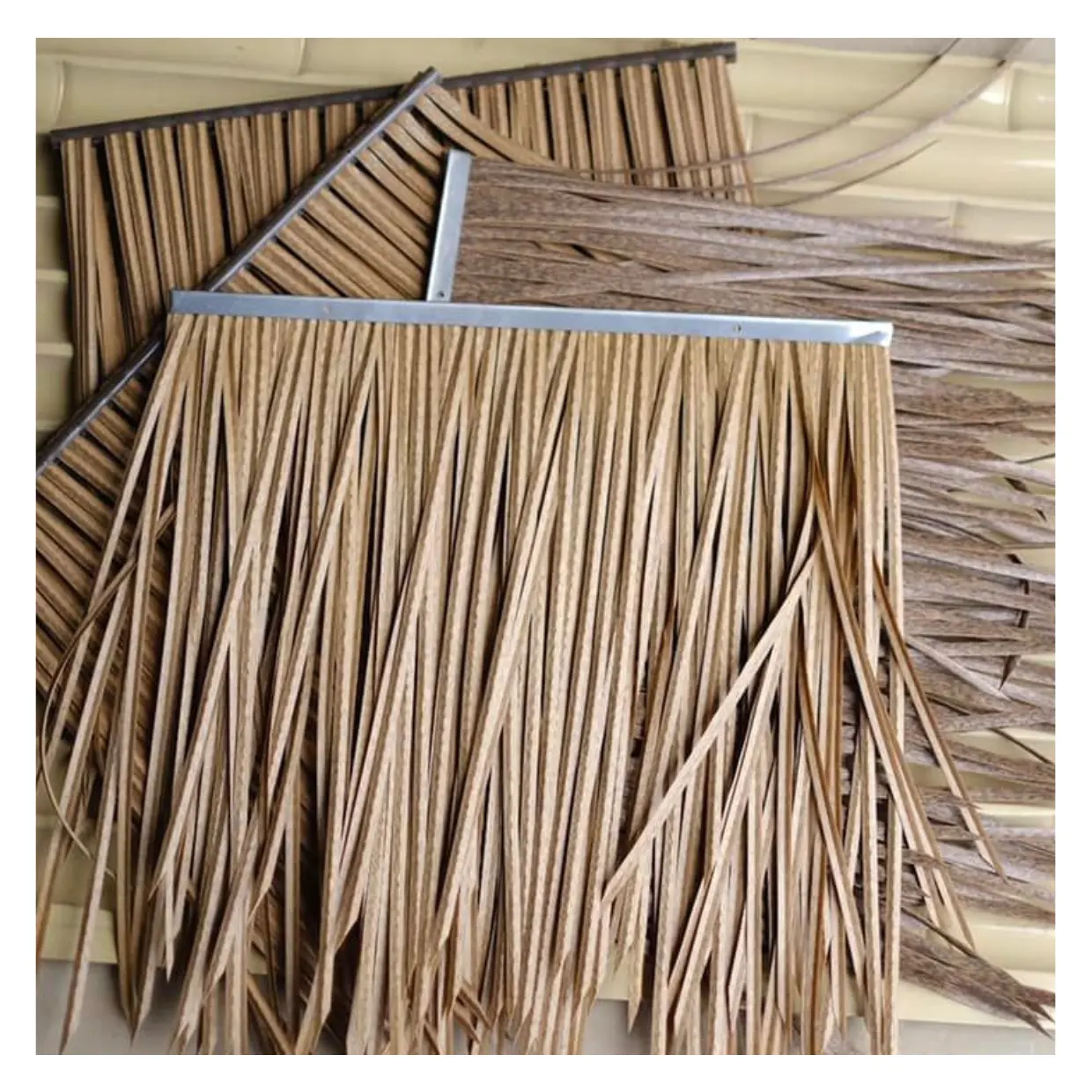Tự nhiên Cỏ thatch lợp từ Việt Nam cỏ nhiệt đới thatch mái nhà tấm khô để lại sử dụng cho trang trí