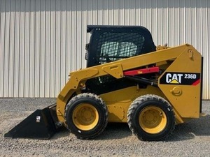 中古猫236Dステアローダー6トン定格荷重フロントトラックタイプMoog油圧ポンプエンジンバケット建設機械 - Product Image 6