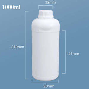 Ambalaj için 5000 ile 5 litre florlu HDPE plastik şişeler vidalı kapak ml kapasiteli kare boş konteynerler - Product Image 5