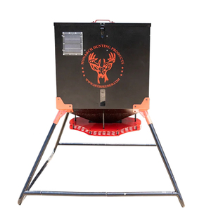 Jh-mech thời tiết nhiệm vụ nặng nề máng dual-auger Hươu hệ thống cho ăn Skid khung thép trọng lực Hươu trung chuyển - Product Image 1