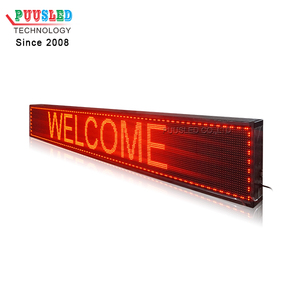 Semi all'aperto di colore rosso Led scorrimento messaggio di visualizzazione pubblicità Led segno di benvenuto per il negozio - Product Image 4