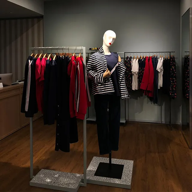 Expositor de metal para lojas de roupas, suporte de parede de alta qualidade para lojas de móveis da Turquia