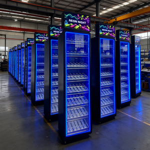 Châu Âu không khói thuốc lá hiển thị kim loại thuốc lá giá kệ với điều khiển từ xa trong suốt cửa và màn hình cho các cửa hàng - Product Image 1