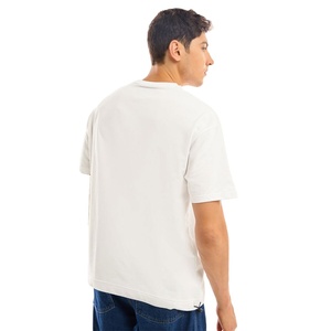 今日ショップソリッドカラーメンズTシャツフロントポケット付きカスタムロゴ特大クルーネックプラスサイズ100% コットンTシャツ男性用