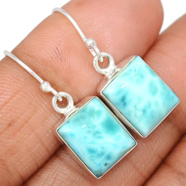 Brincos de argola larimar criativos direto da fábrica, joia de ouro rosa 18K para mulheres, joia de moda