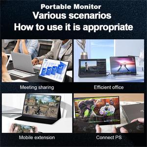 15.6 pollici 1920*1080 Monitor 60Hz 120Hz fabbrica Monitor LCD PC schermo Computer gaming gaming più economico ODM OEM monitor - Product Image 6