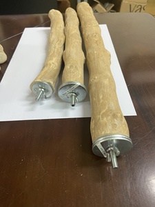 Kuş levrek kahve ahşap papağan kuş levrek ağaç standı doğal Java ahşap levrek - Product Image 5