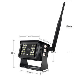Cámara de respaldo de Vista trasera impermeable inalámbrica para coche con Monitor LCD de visión nocturna 1 año de garantía Asistencia de marcha atrás - Product Image 3