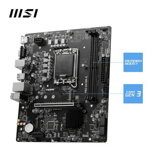 MSI PRO H610M-E DDR5、LGA1700、マイクロATXデスクトップマザーボード、サポートi5-12400F/i5-13400F/i5-14400F CPU - Product Image 4