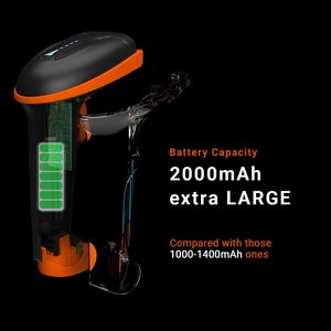 Tera-escáner de código de barras láser, lector de código de barras portátil con cable, inalámbrico, versátil, 2 en 1, 2,4 Ghz, USB 2,0, 1D, 5100 - Product Image 4