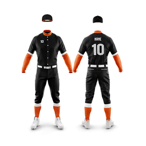 定制最新设计好材料棒球服透气面料和高品质材料面料棒球服 - Product Image 4