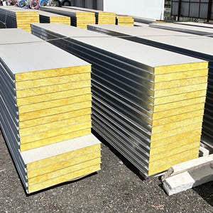 GUANGQIA Baumaterial A1 Feuerfeste Steinwolle-Sandwich platten Dachplatten für Dach-und Wand verkleidung systeme