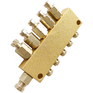 Adjustable Flow Rate Oil <strong>Distributor</strong> With 2-10 Outlets for Single Line Resistant Lubrication System Good Quality and Low Price - Product Image 3