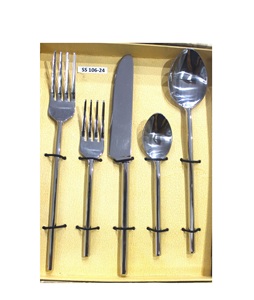 Popular American Look Design Cutlery Set With Rose <strong>Gold</strong> <strong>Colored</strong> <strong>Flatware</strong> and Tableware Use Cutlery Sets - Product Image 2