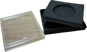 40MM Clear Square <strong>Coin</strong> Capsule <strong>Box</strong> <strong>Coin</strong> Holder <strong>Coin</strong> Display Case Made in Taiwan - Product Image 6