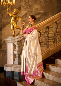 Güzel tasarımcı kiraz ipek Rajpath Sarees Presents en son koleksiyon başlattı - Product Image 2