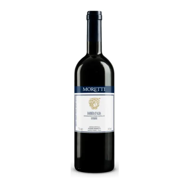 Moretti Barbera D'Alba Superiore DOC 2018 0,75 Lt vino rosso invecchiato italiano per HORECA