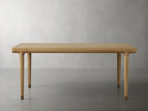 Eletta现代矩形设计实木餐桌套装8座家庭酒吧客厅餐厅家具 - Product Image 2