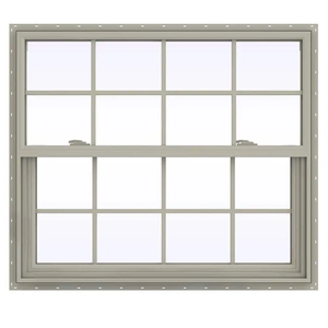 American Style White Vinyl Single Hung <strong>Window</strong> with Low-E Argon Glass Grill <strong>Fixed</strong> Open Style-<strong>PVC</strong> Horizontal Opening Pattern