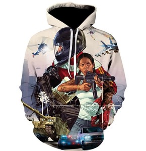 <span class=keywords><strong>Gta</strong></span> 5 משחק קפוצ 'ון עם הדפסה מותאמת אישית עשוי פוליאסטר עם איכות גבוהה עבור גברים קפוצ' ונים עם מחיר הסיטונאי