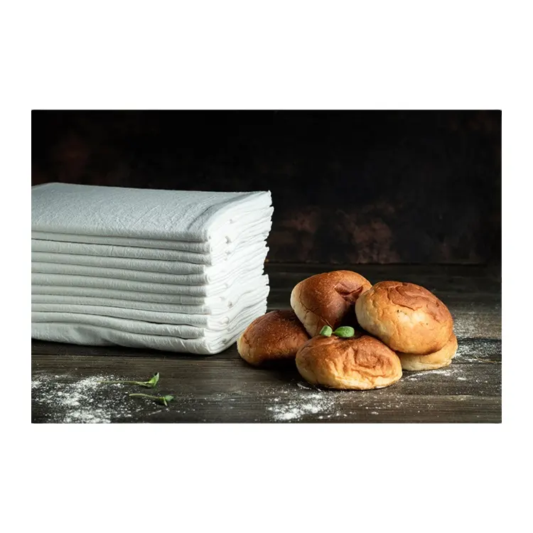 Rivenditore affidabile di asciugamano da tè in cotone assorbente organico morbido di qualità Premium fornitura all'ingrosso asciugamano per piatti in sacco di farina di cotone