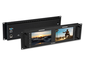 带SDI HDMI输入和输出的FEELWORLD D71PLUS 4k双7英寸机架安装监视器 - Product Image 3