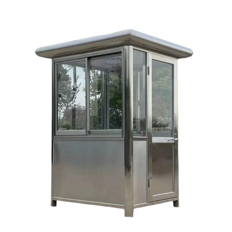 Großhandel Edelstahl Outdoor Guard House Mobile Guard Duty Room tragbare Häuser