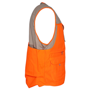 Özelleştirilmiş ön yükleme oyunu çanta cep Polyester hafifçe yastıklı Upland avcılık yelek açık spor yaz nefes yelek