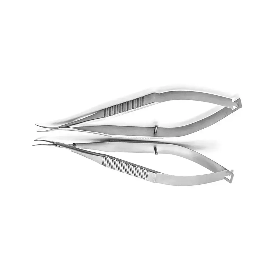 Migliore qualità di Castroviejo Micro sutura forbice dritto e curvo strumenti chirurgici in acciaio inox da Zuol strumento