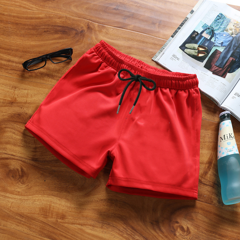 2310 solid color pants red