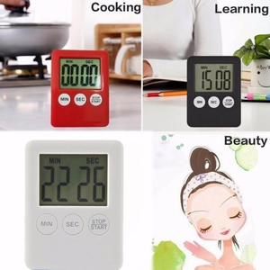 Timer da cucina digitale con un allarme funzione di ricordare il conteggio magnetico e il conto alla rovescia per cucinare, Fitness, studiare - Product Image 5