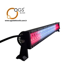 Offroad acil araçlar için Led ışık barı yangın kamyon ışık çubuğu 3W Led ızgara çakarlı lamba düz Led ışık projektör - Product Image 5