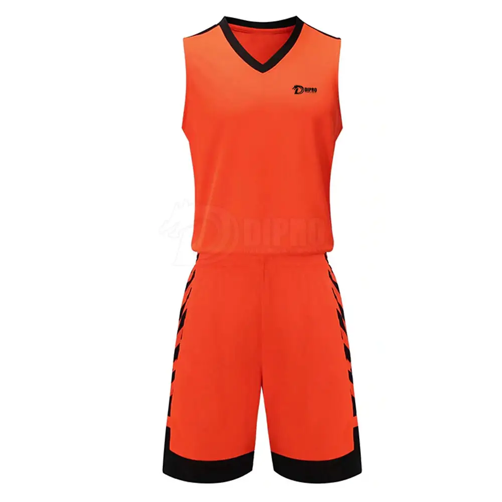 Uniforme de baloncesto de último diseño, uniforme de baloncesto liso cómodo, uniforme de baloncesto personalizado ligero