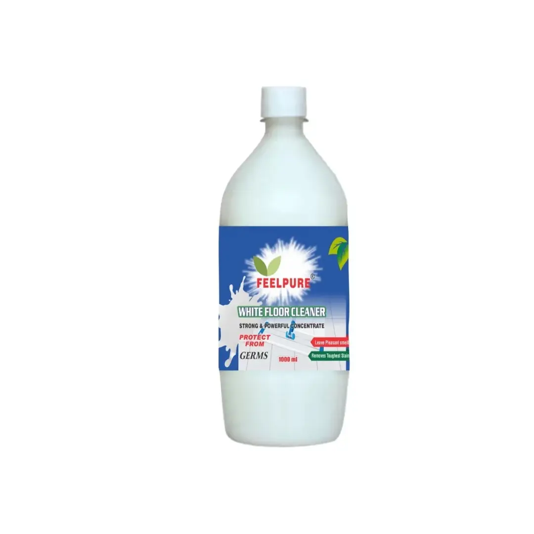 Limpador de piso branco 1 litro com embalagem personalizada disponível em estoque limpador líquido branco fácil de limpar limpador de piso branco